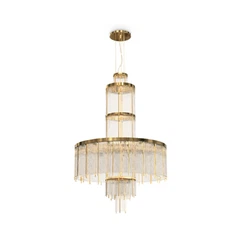 Verre de lustre italien
