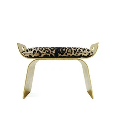 Repose-pieds de luxe en velours