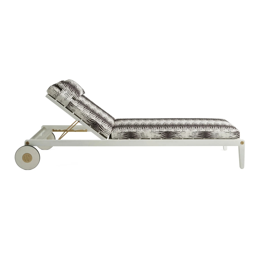 Chaise longue pliante extérieure